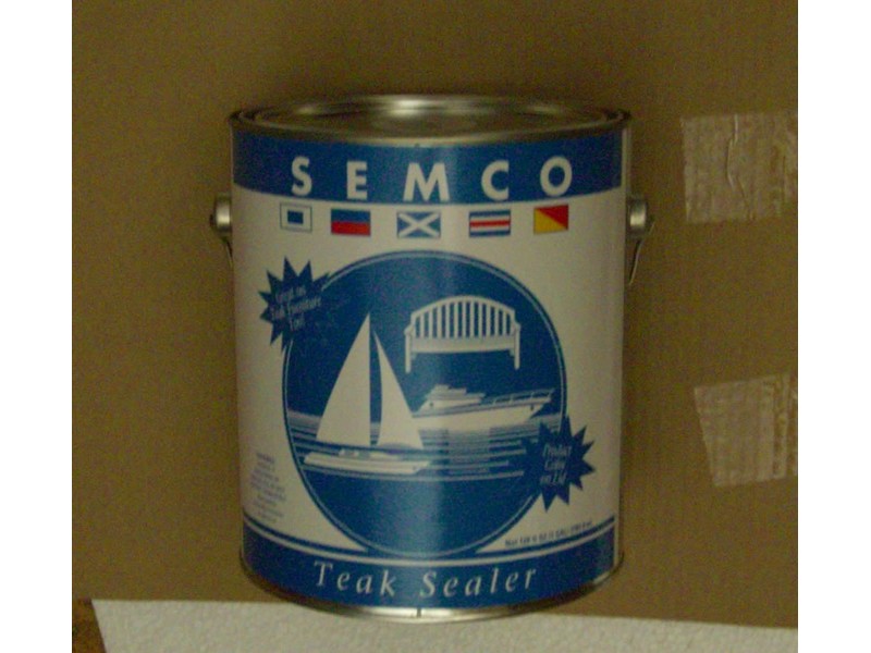 Semco Natural Tone Color Teak Sealer 1 Gallon Sealant Protector