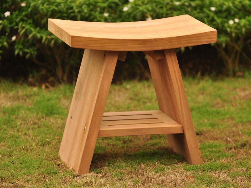 Asian Shower Bench or Stool 18